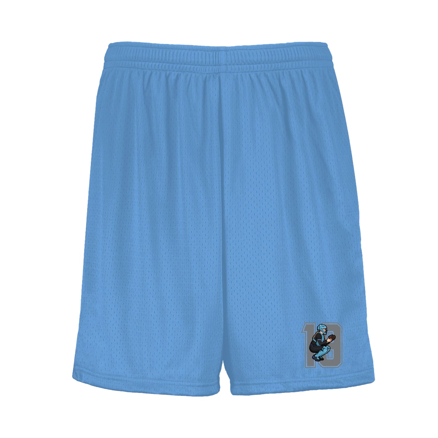 Shorts — Number in Light Blue