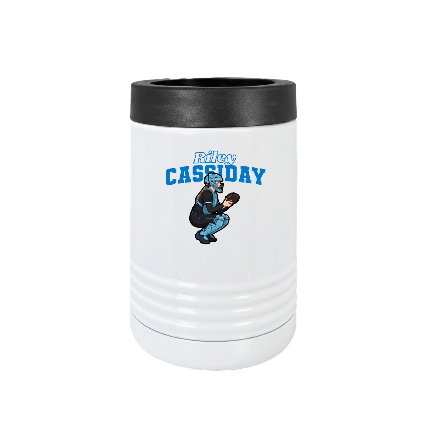 Beverage Holder — Name Arch in White