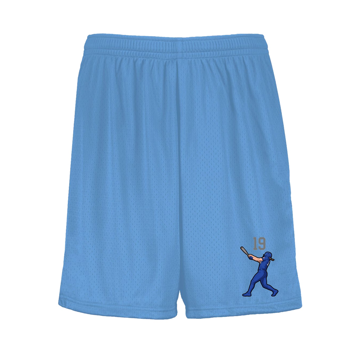 Shorts — Number Top in Light Blue