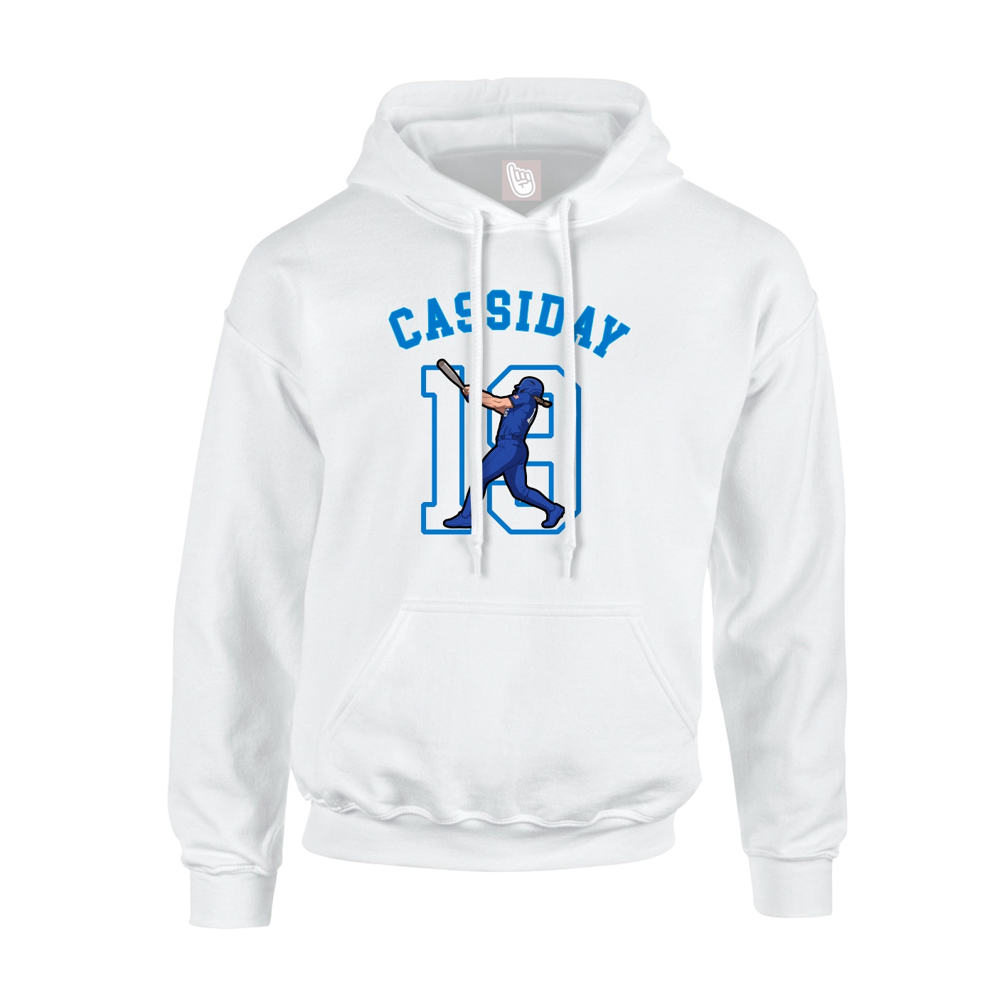 Youth Hoodie — Shirsey Arch in White