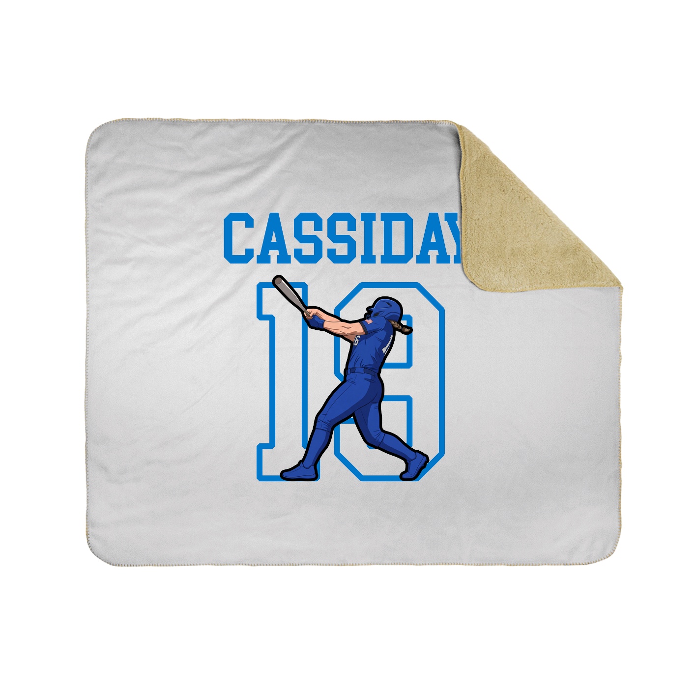 Throw Blanket — Shirsey in White