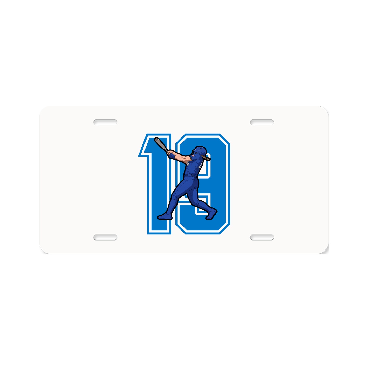 License Plate — Number in Classic