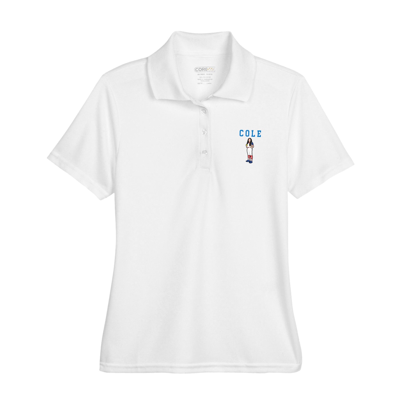 Womens Performance Polo — Shirsey in White