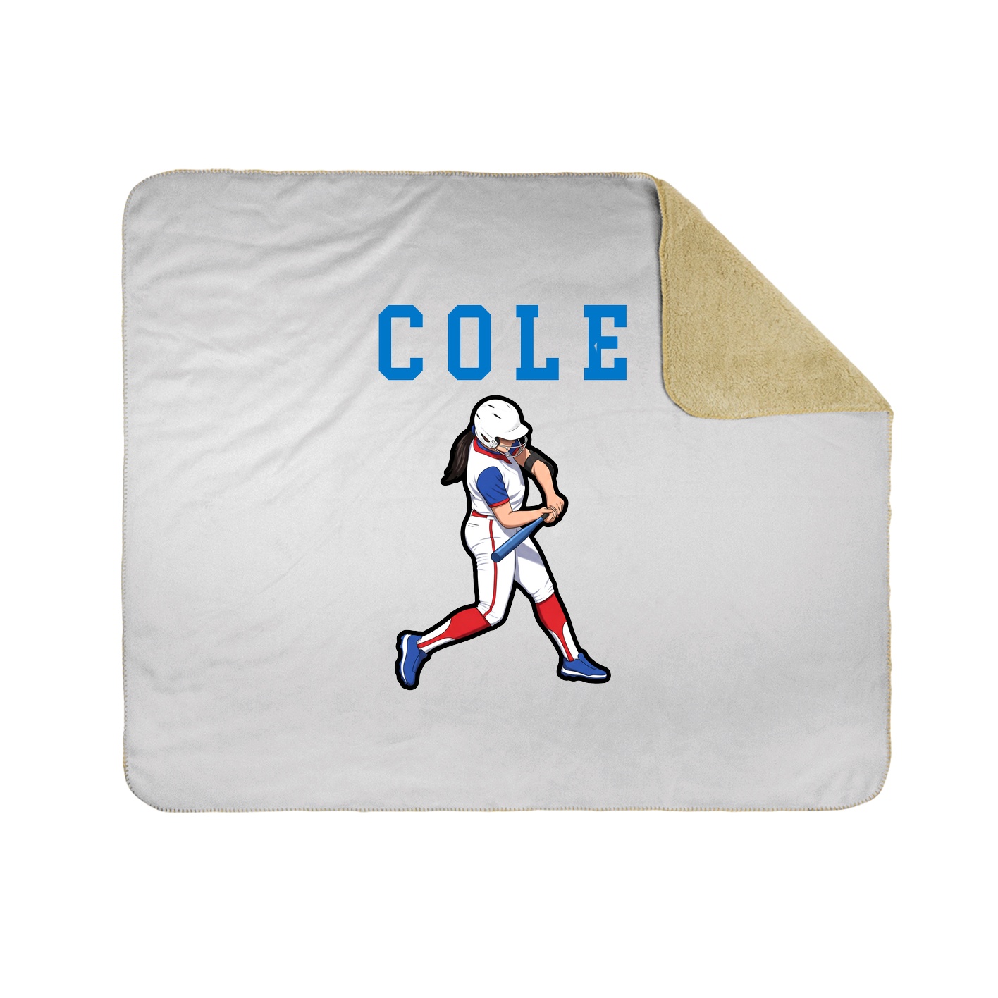 Throw Blanket — Shirsey in White