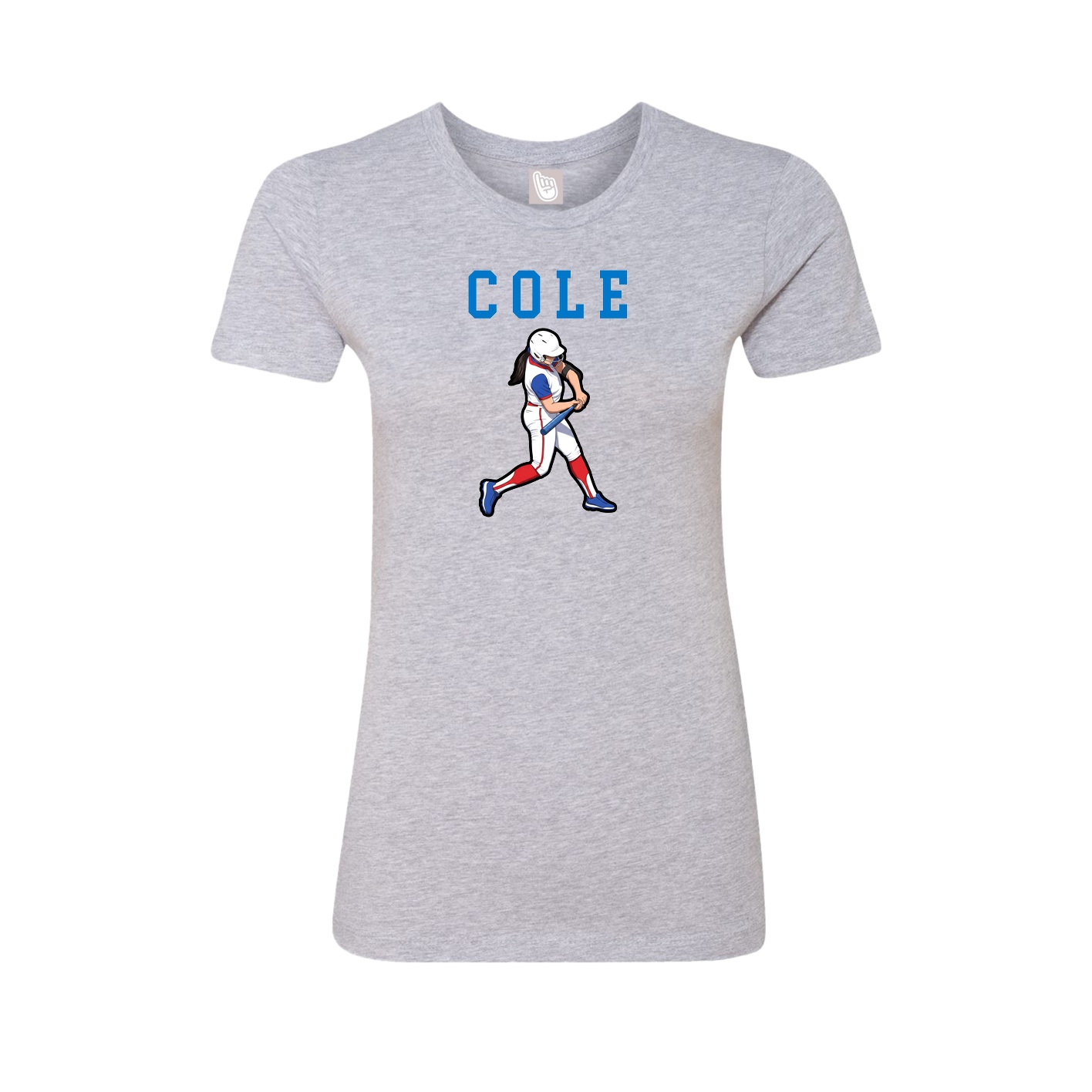 Fitted Women's Tee — Shirsey in Grey