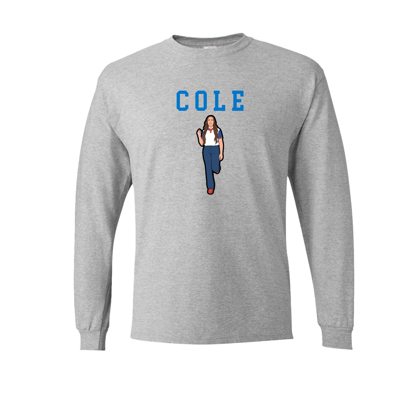 Long Sleeve Tee — Shirsey in Grey