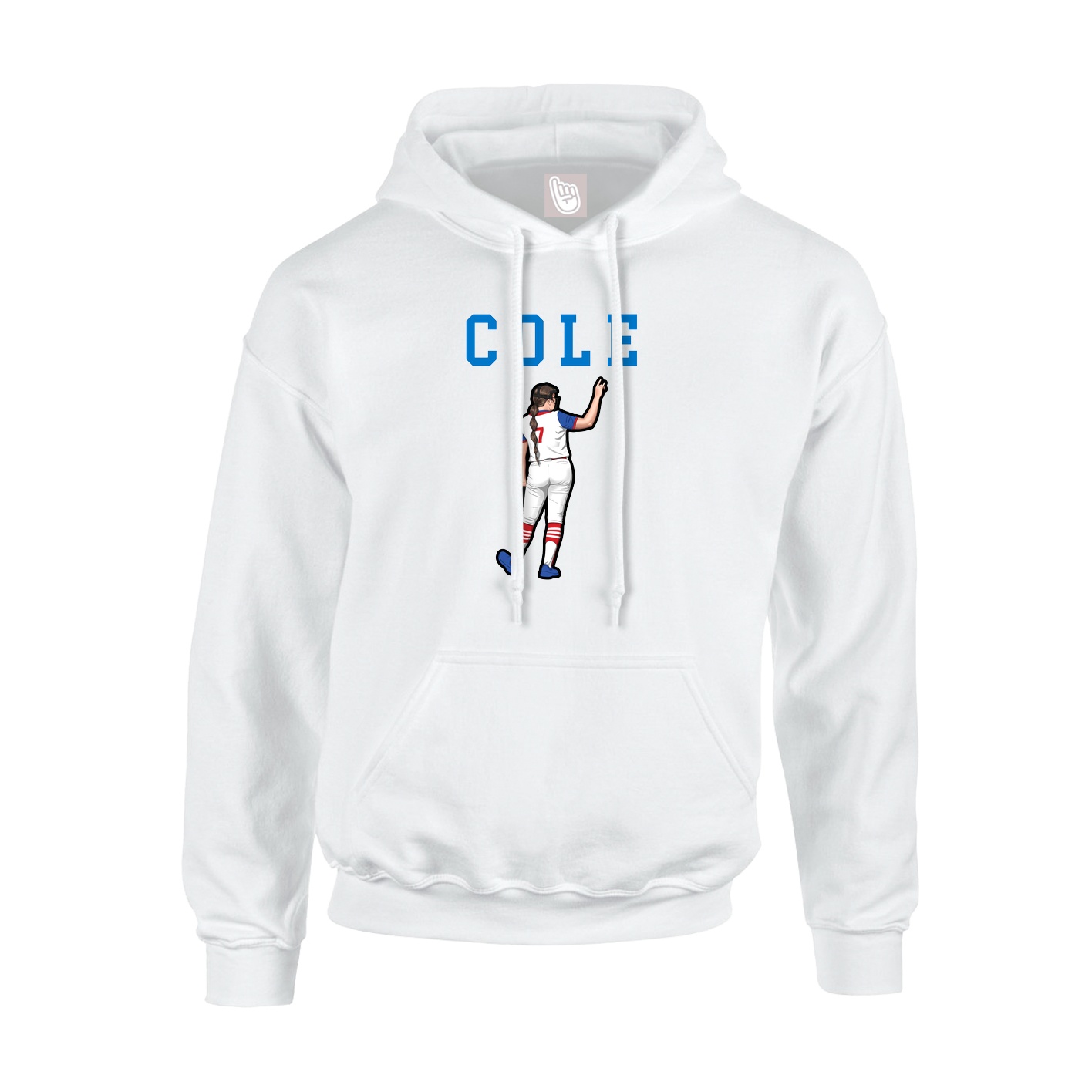 Hoodie — Shirsey in White