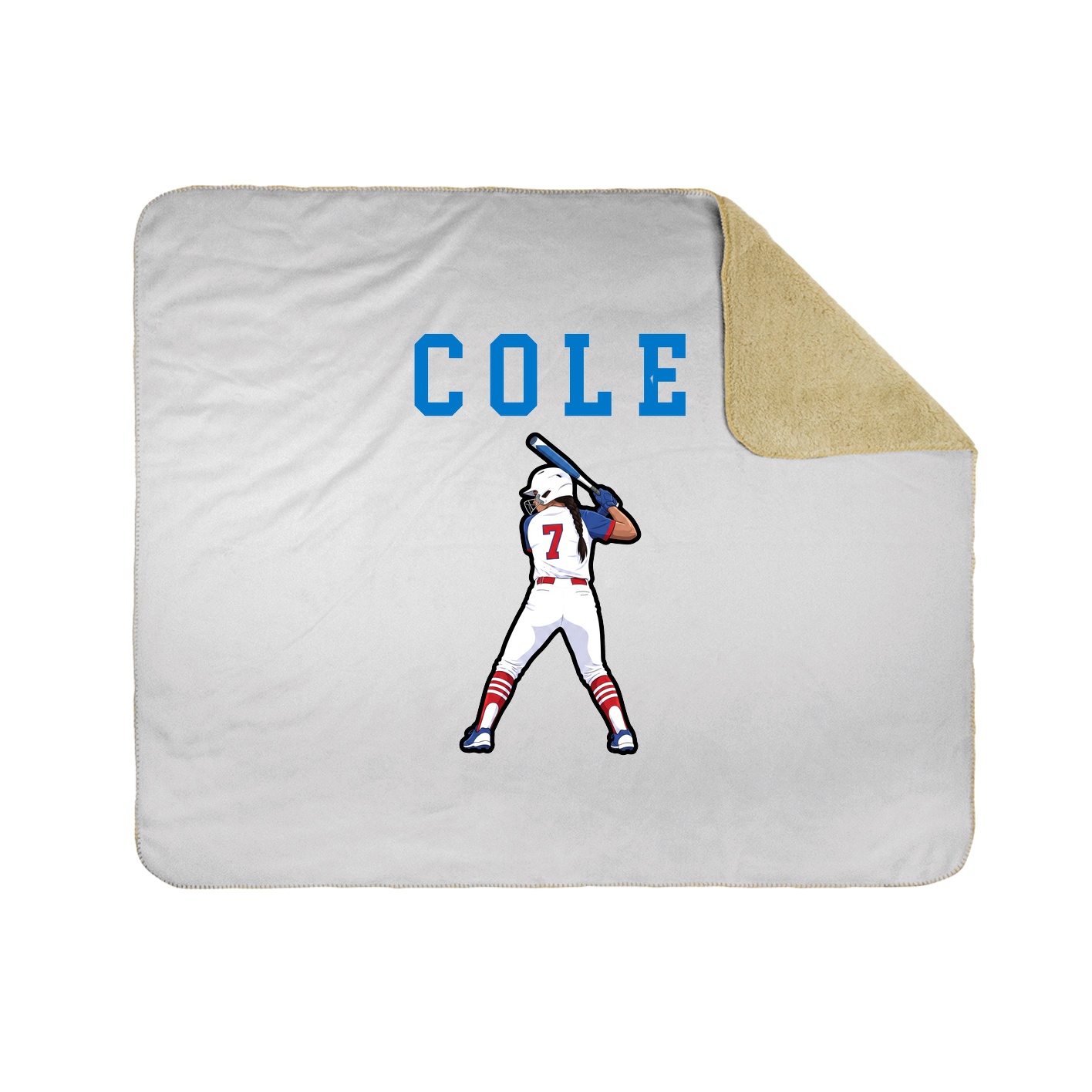 Throw Blanket — Shirsey in White