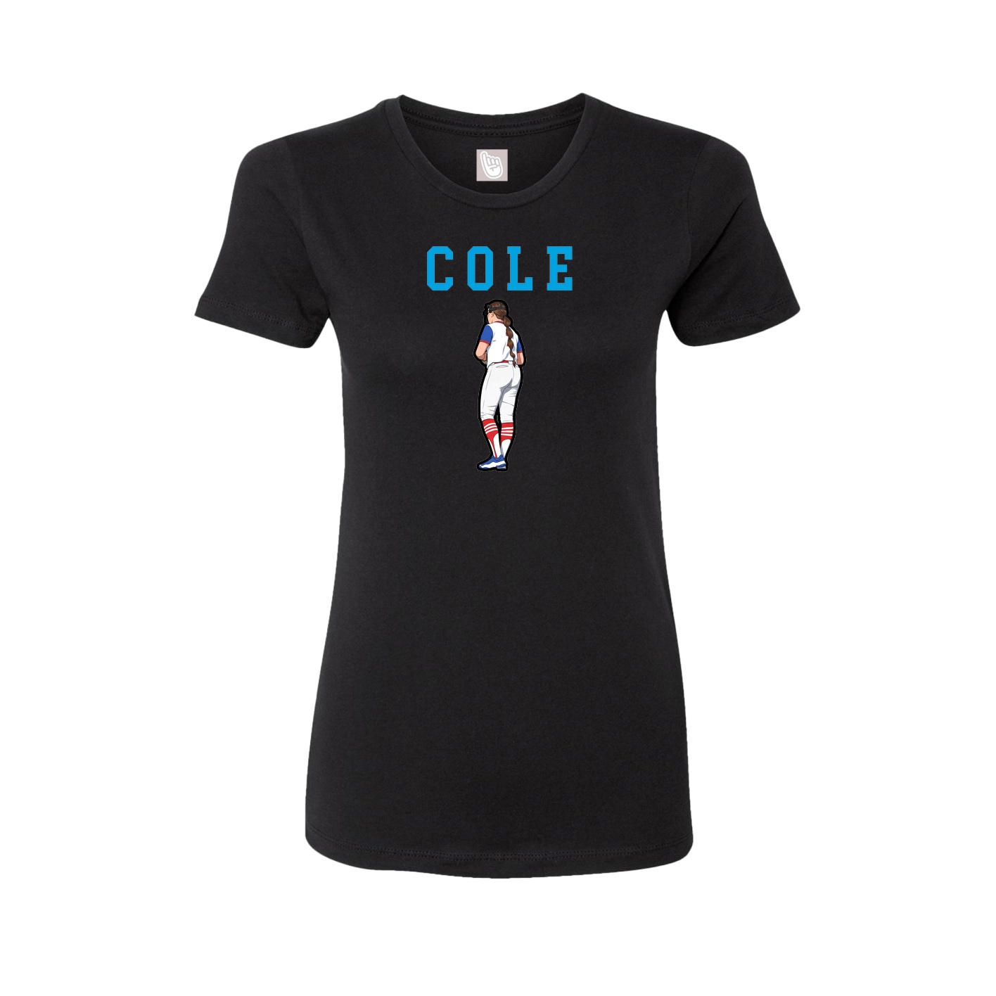 Fitted Women's Tee — Shirsey in Black