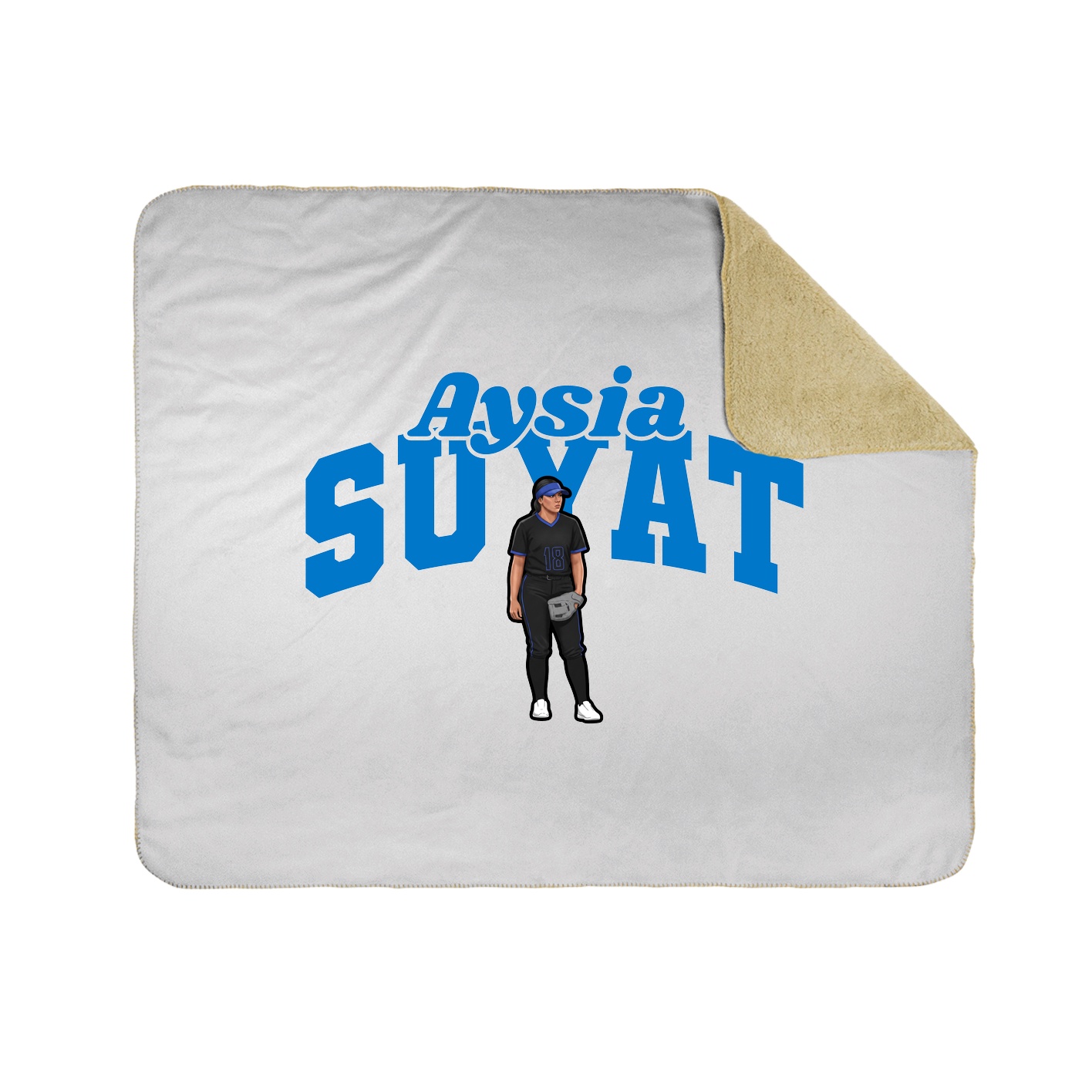 Throw Blanket — Signature Arch in White