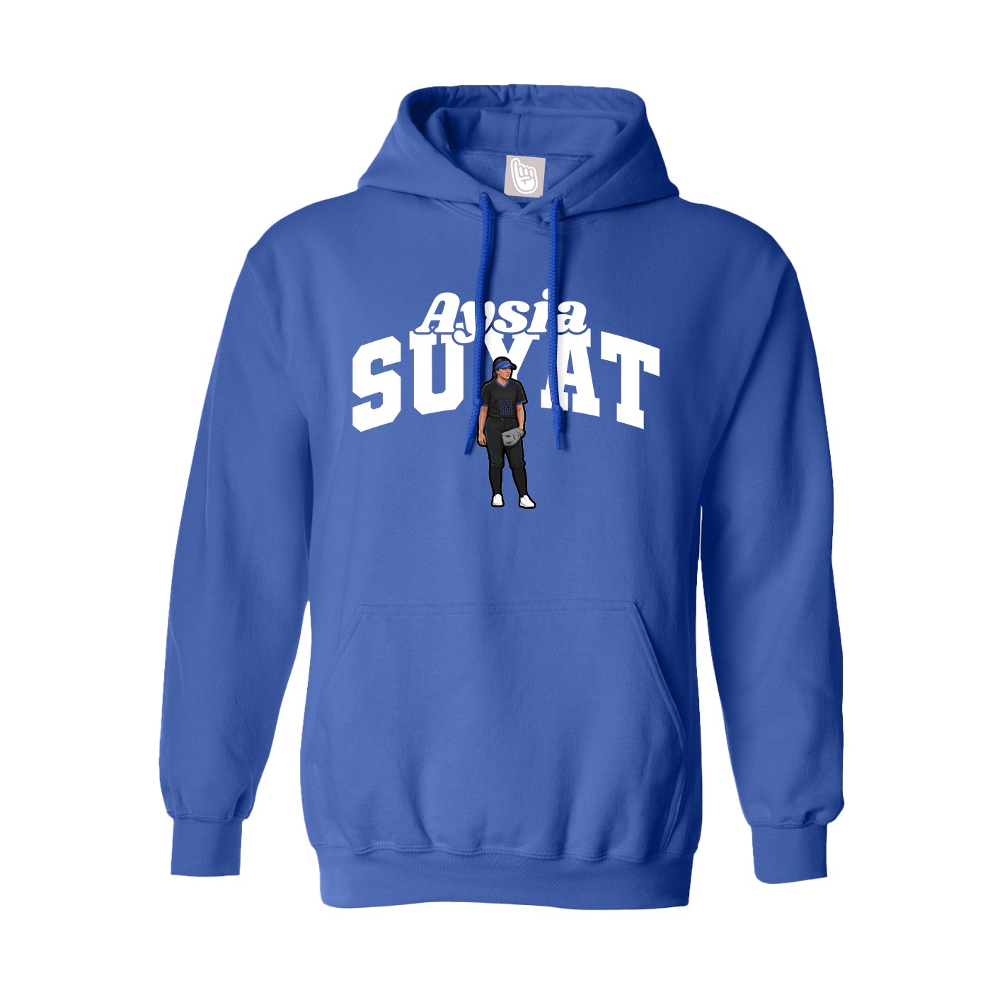 Hoodie — Signature Arch in Royal
