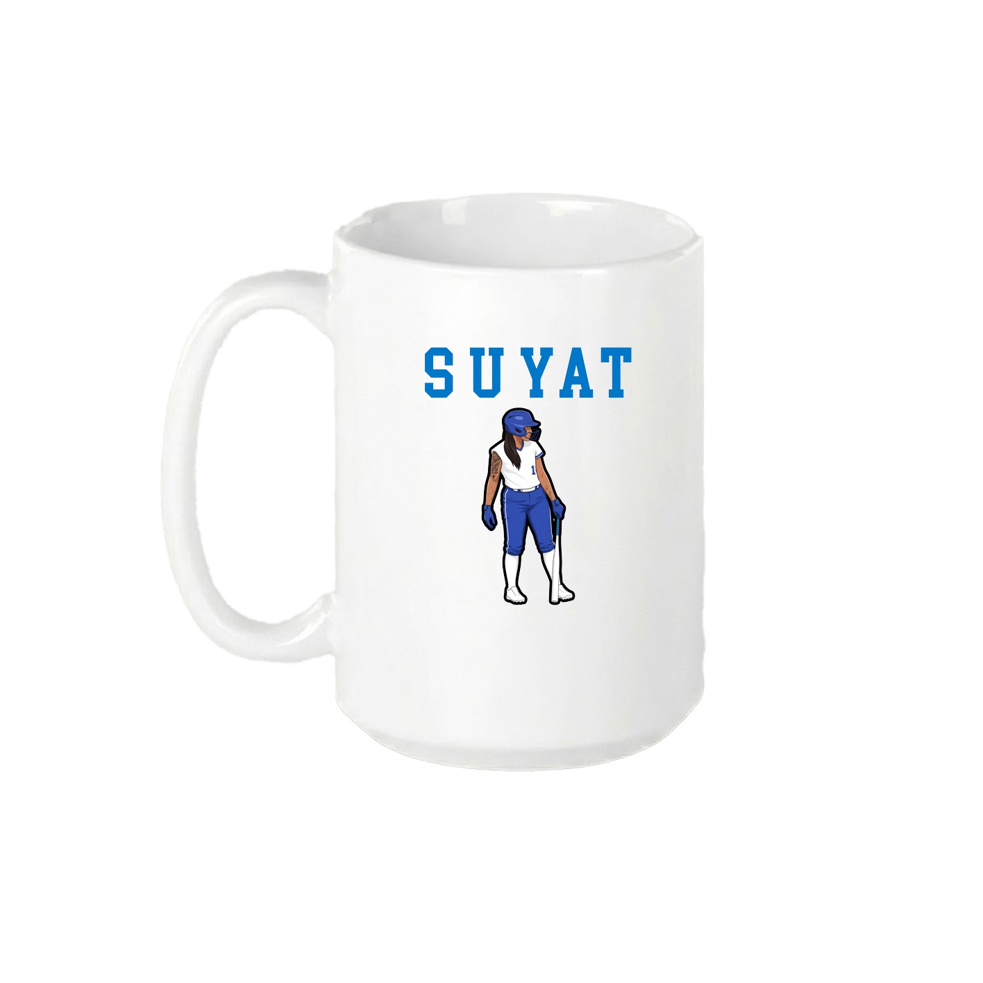 15oz Coffee Mug — Shirsey in White
