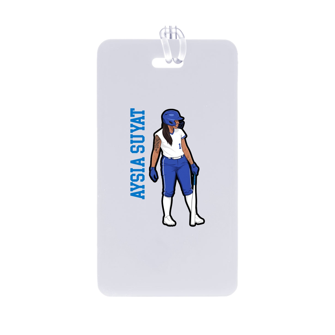 Bag Tag — Name Vertical in Classic