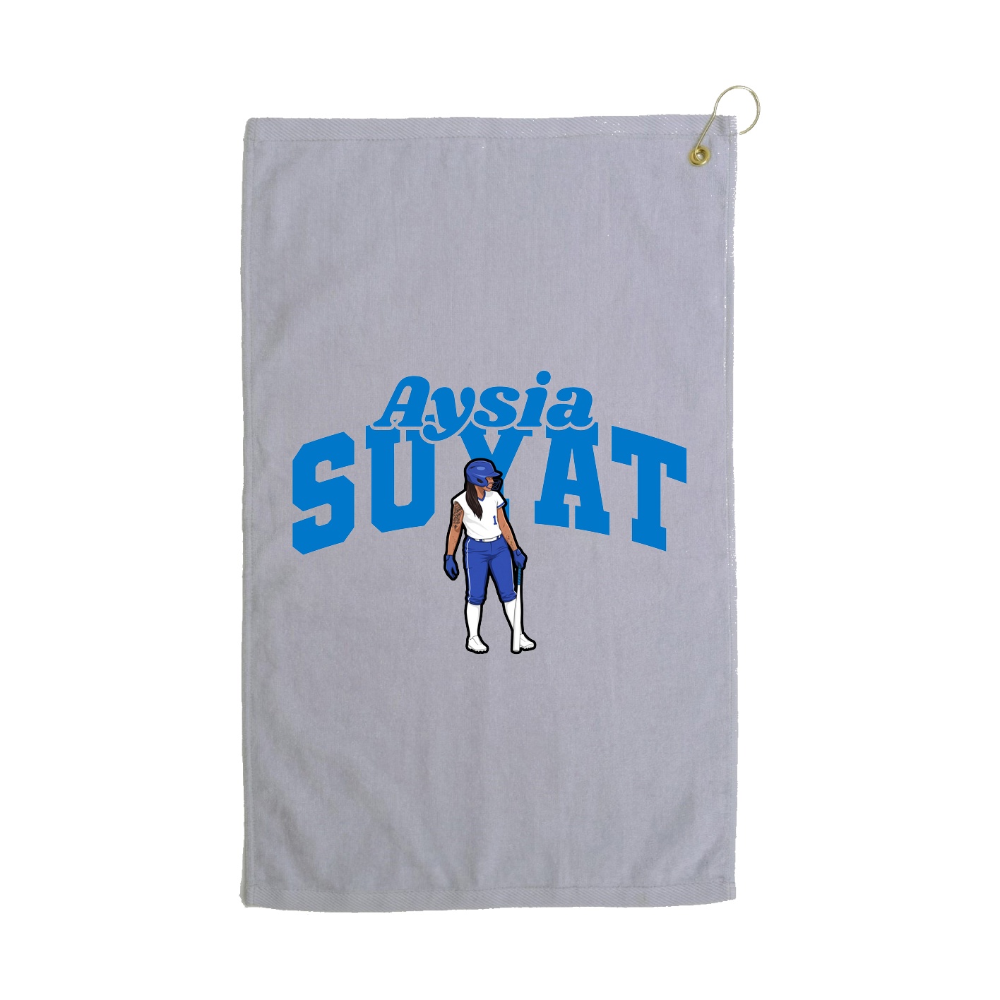 Golf Towel — Signature Arch in Grey