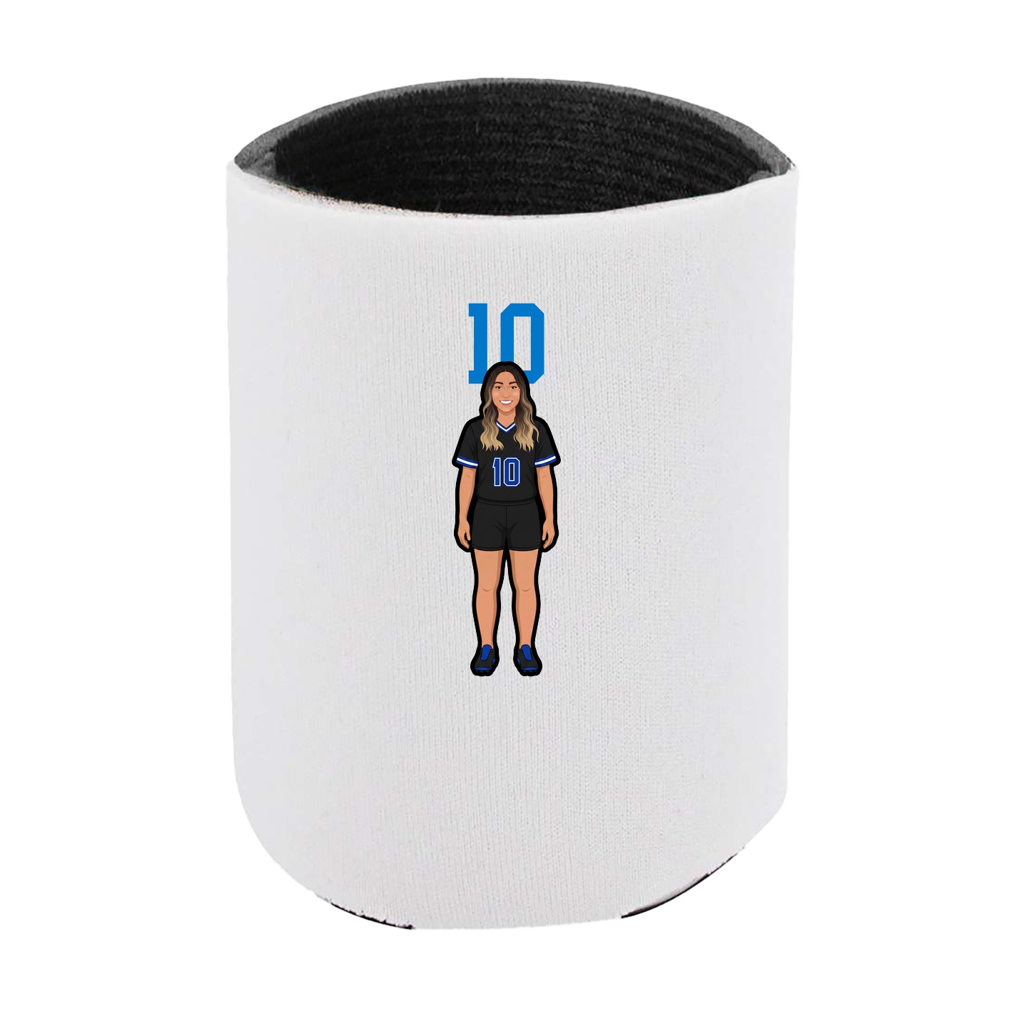 Can Holder — Number Top in White