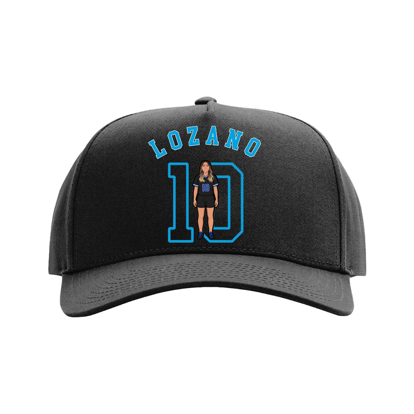 Full Fabric Five-Panel Champ Cap
