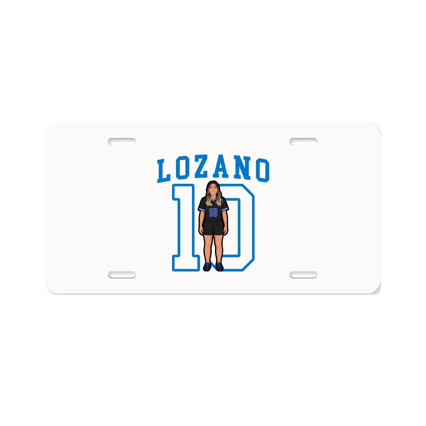 License Plate — Shirsey in Classic
