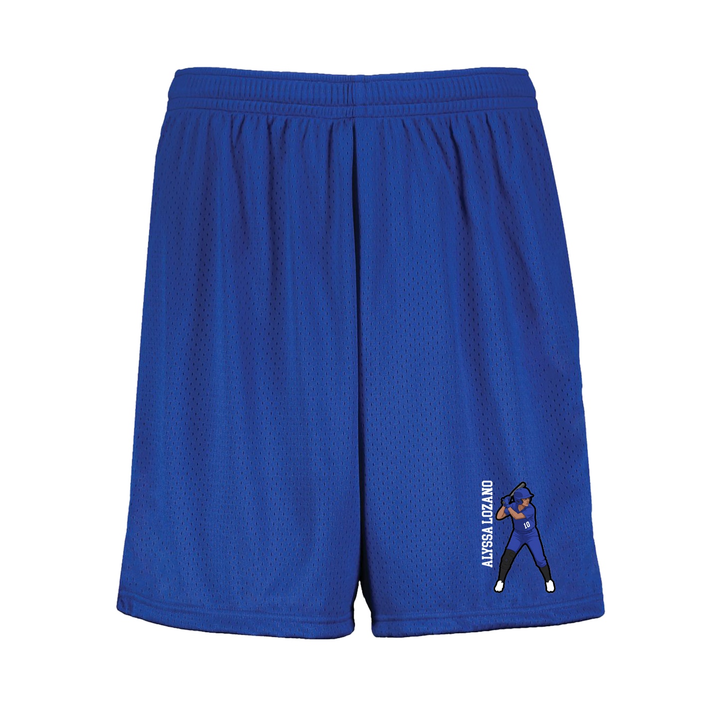 Shorts — Name Vertical in Royal