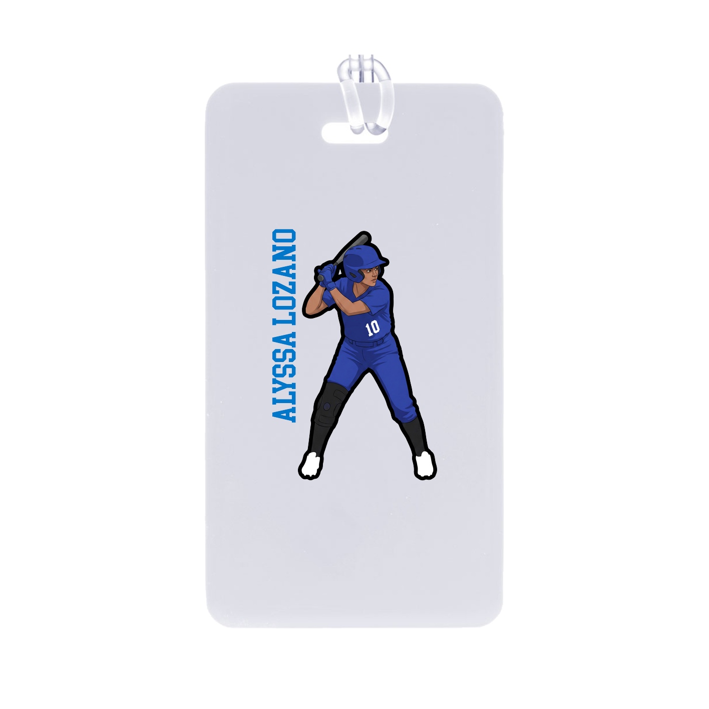Bag Tag — Name Vertical in Classic