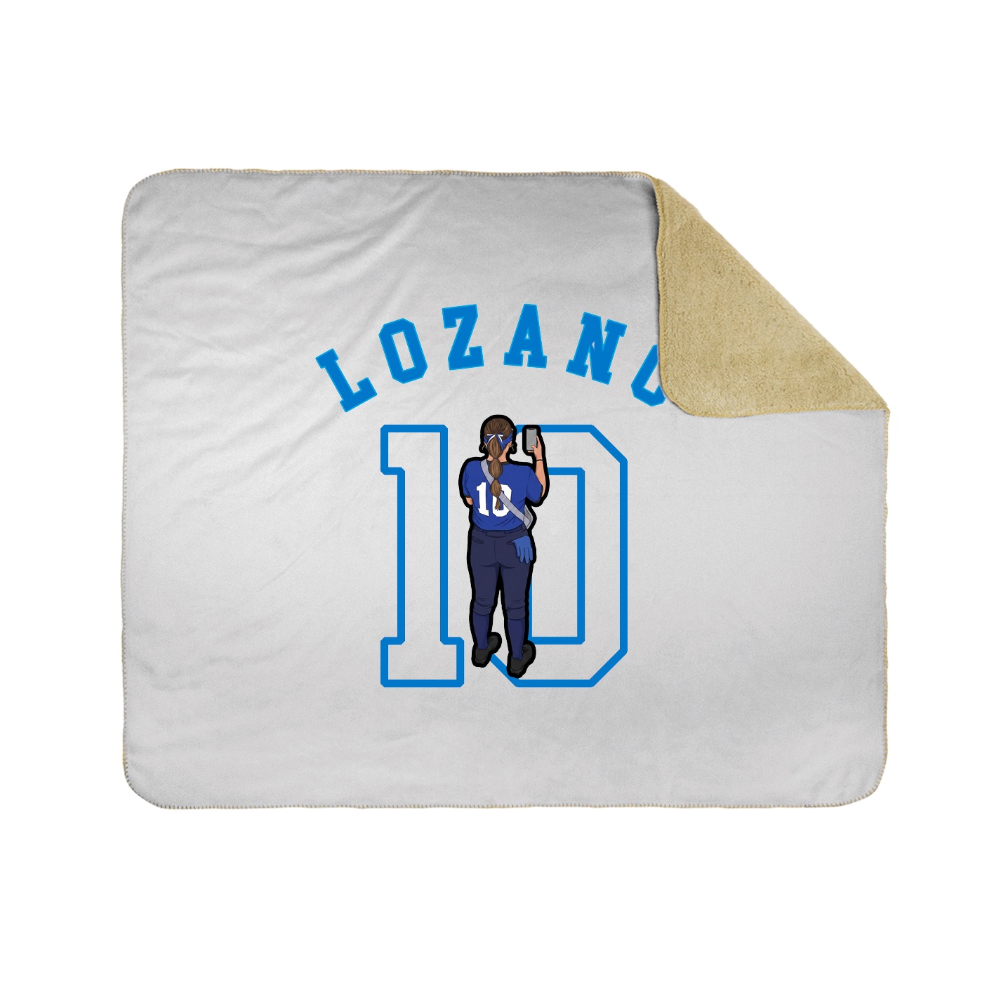Throw Blanket — Shirsey Arch in White