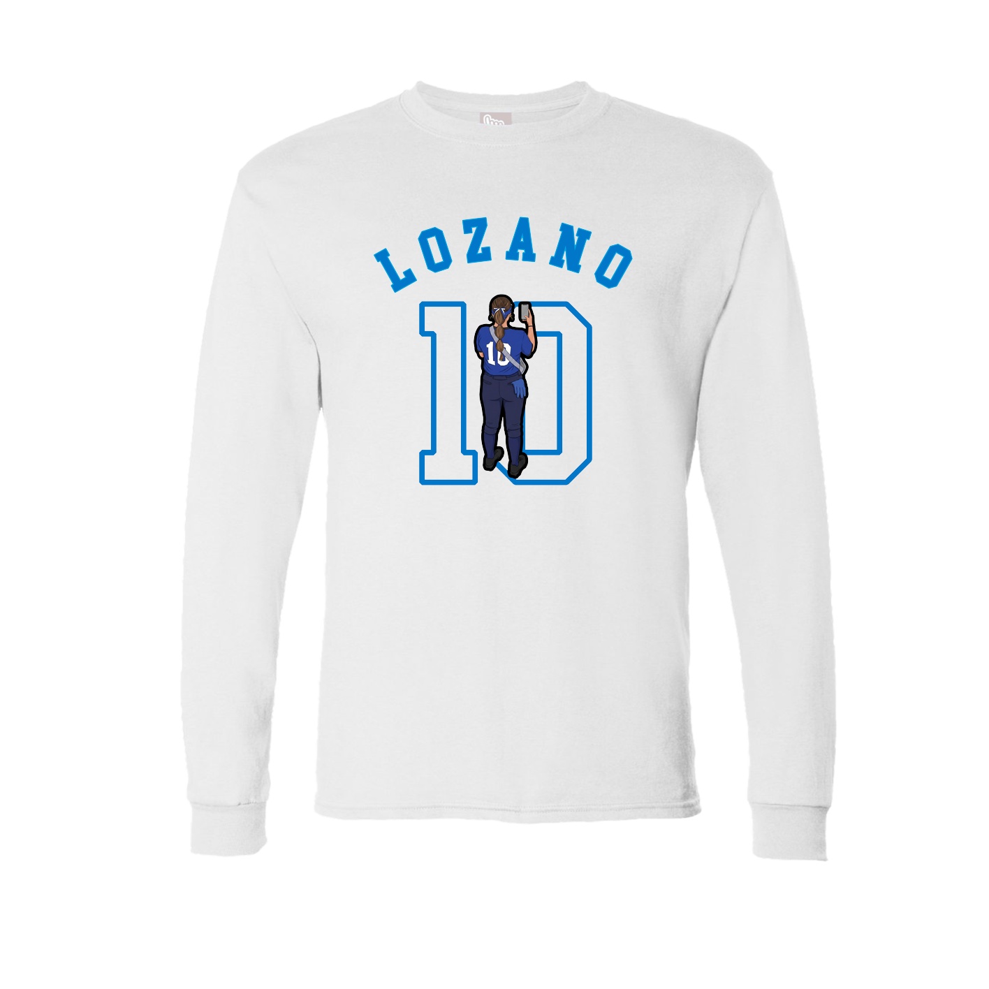 Long Sleeve Tee — Shirsey Arch in White