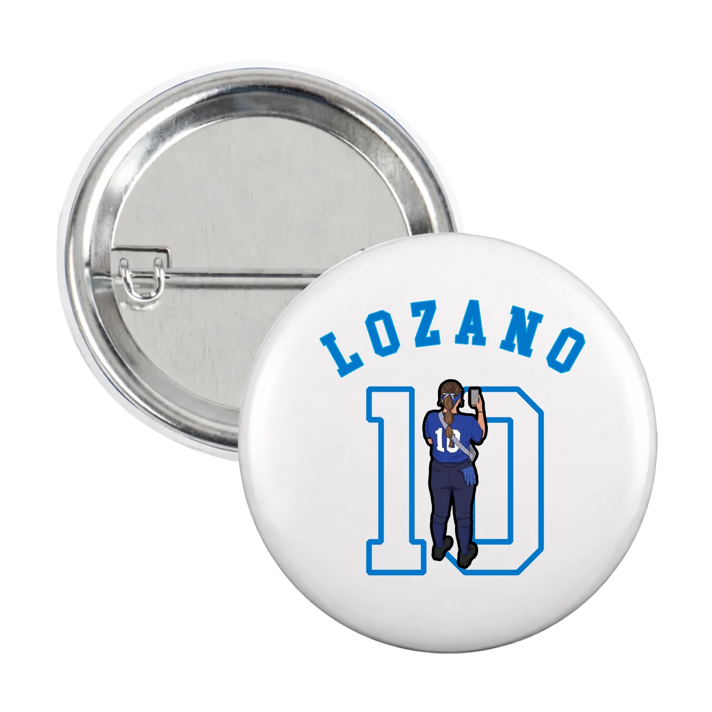 Game Day Button — Shirsey Arch in White