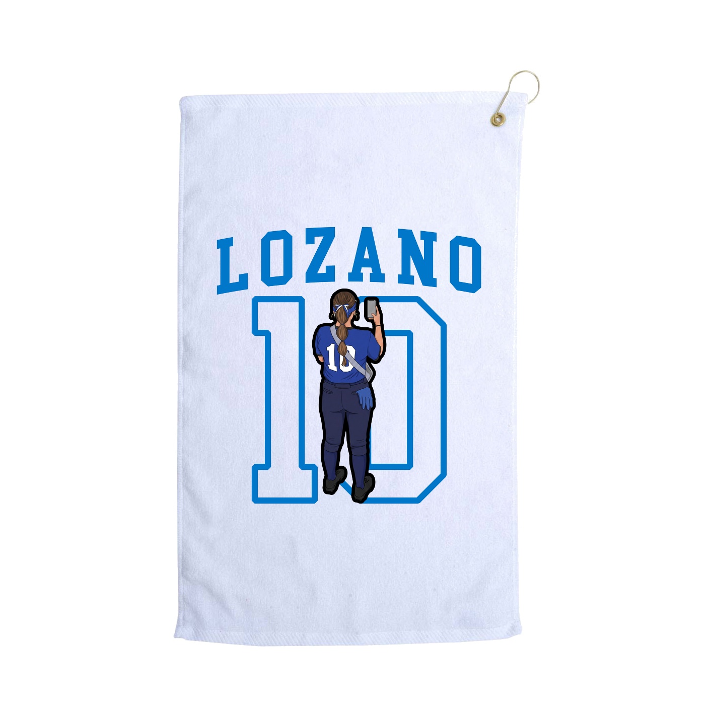 Golf Towel — Shirsey in White