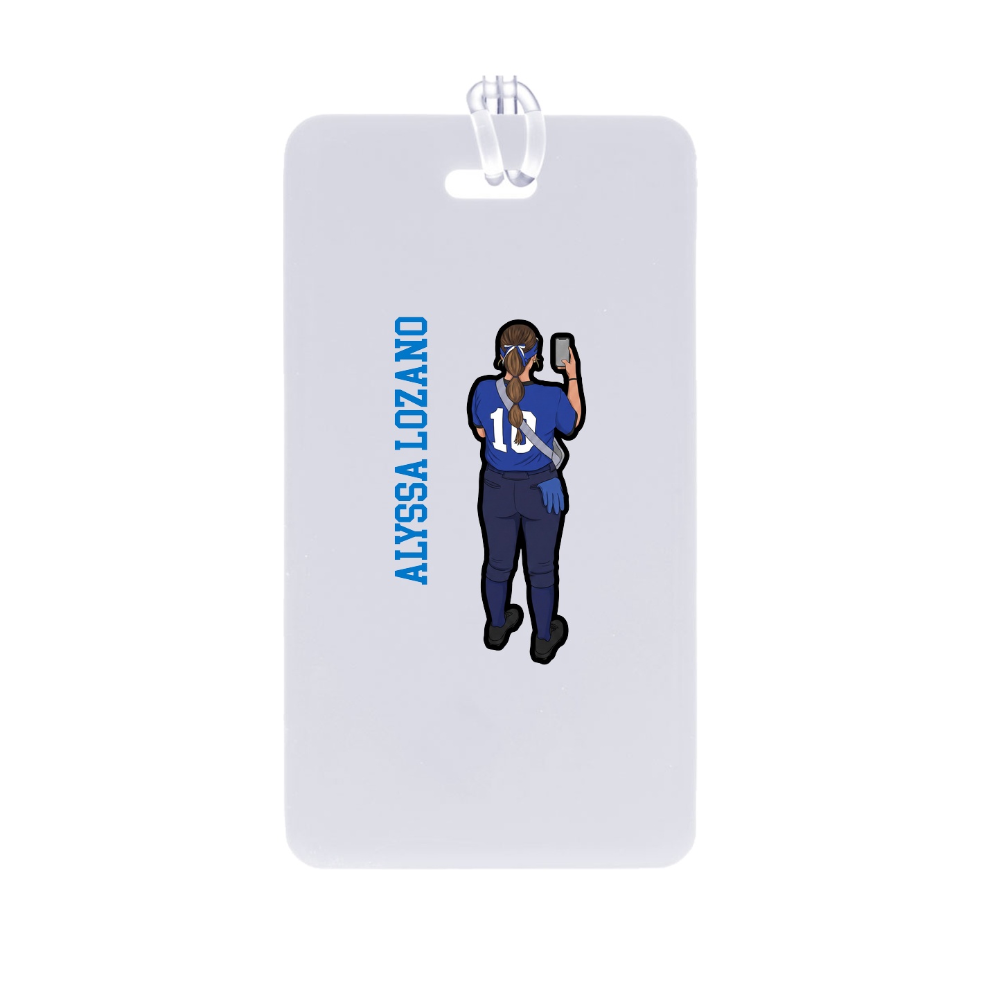 Bag Tag — Name Vertical in Classic