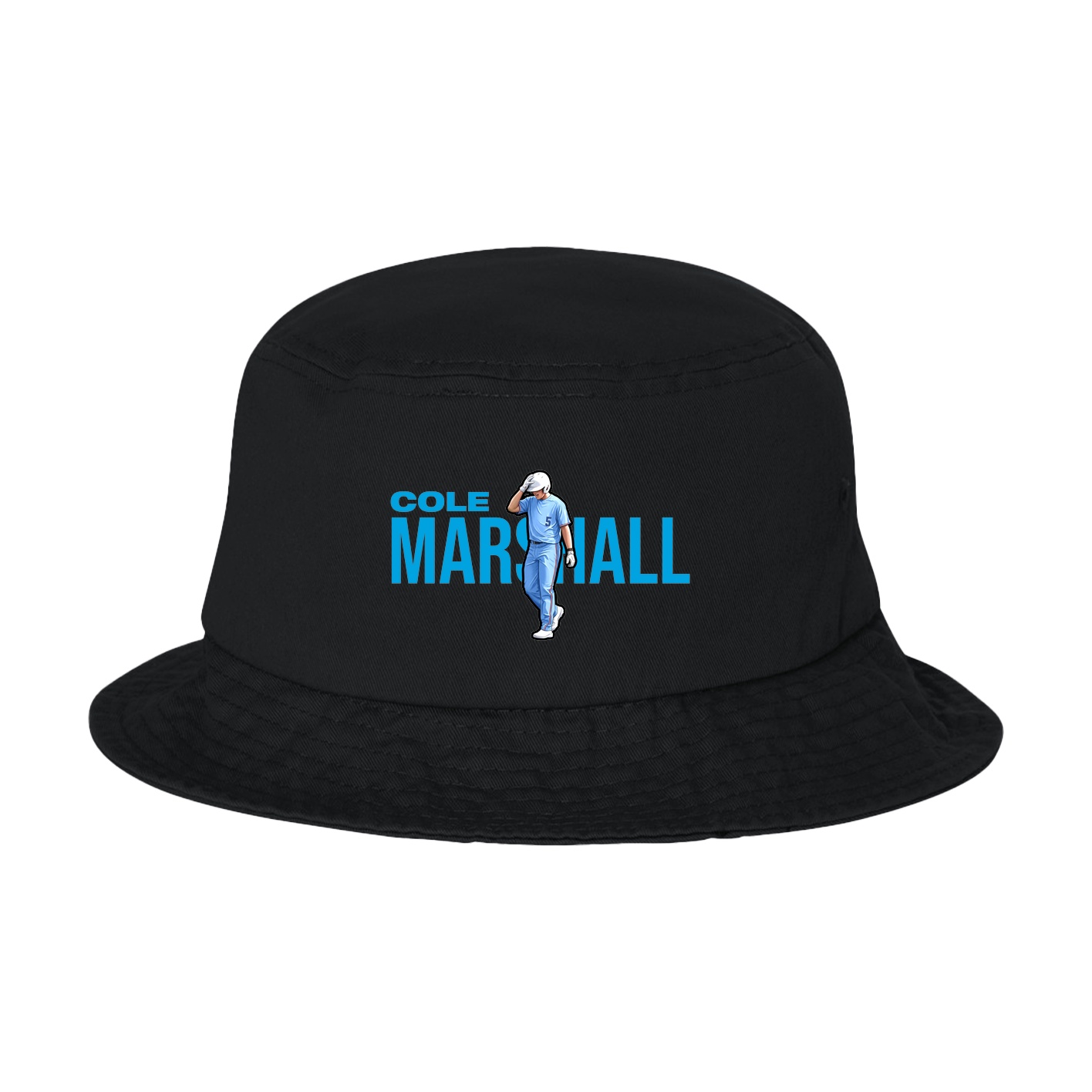 Bucket Cap — Player Name in Black