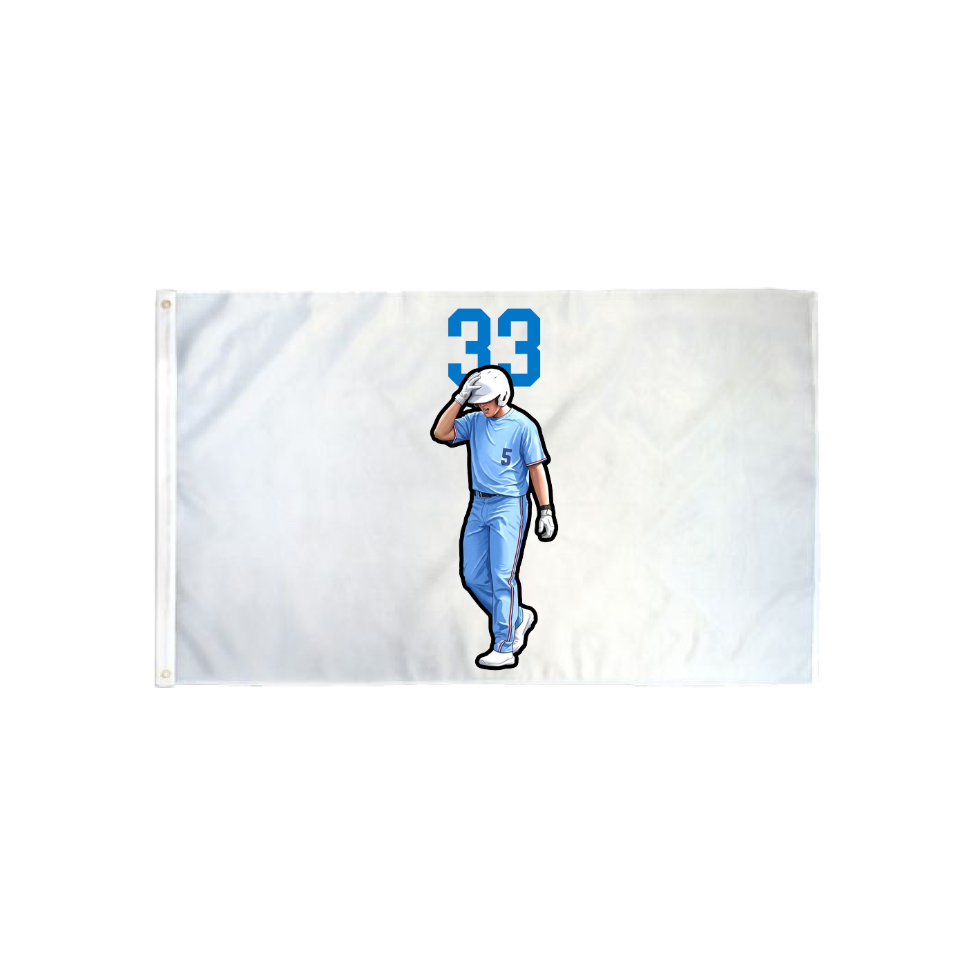 3x5 Flag — Number Top in Classic