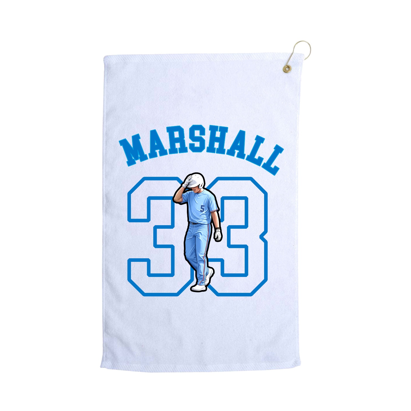 Golf Towel — Shirsey Arch in White