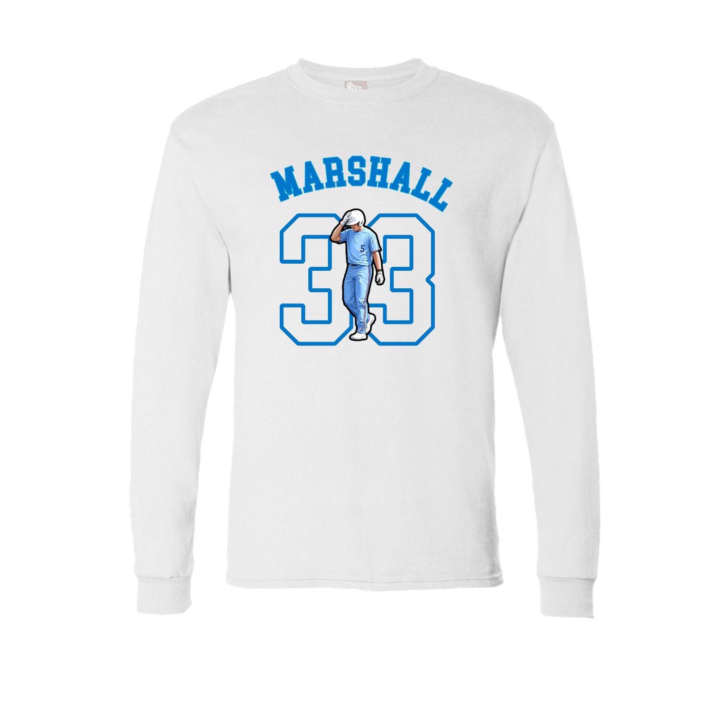 Long Sleeve Tee — Shirsey Arch in White