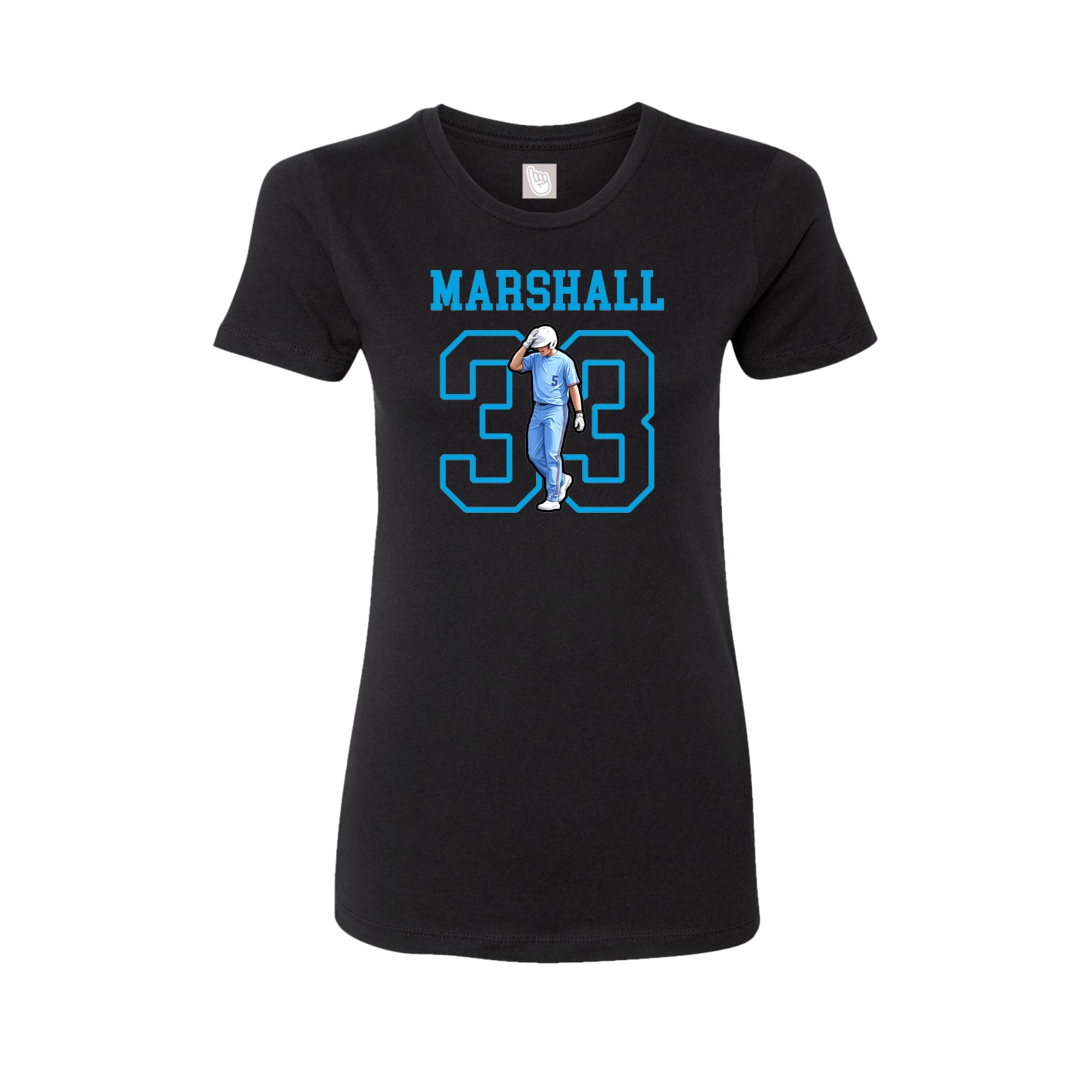Fitted Women's Tee — Shirsey in Black