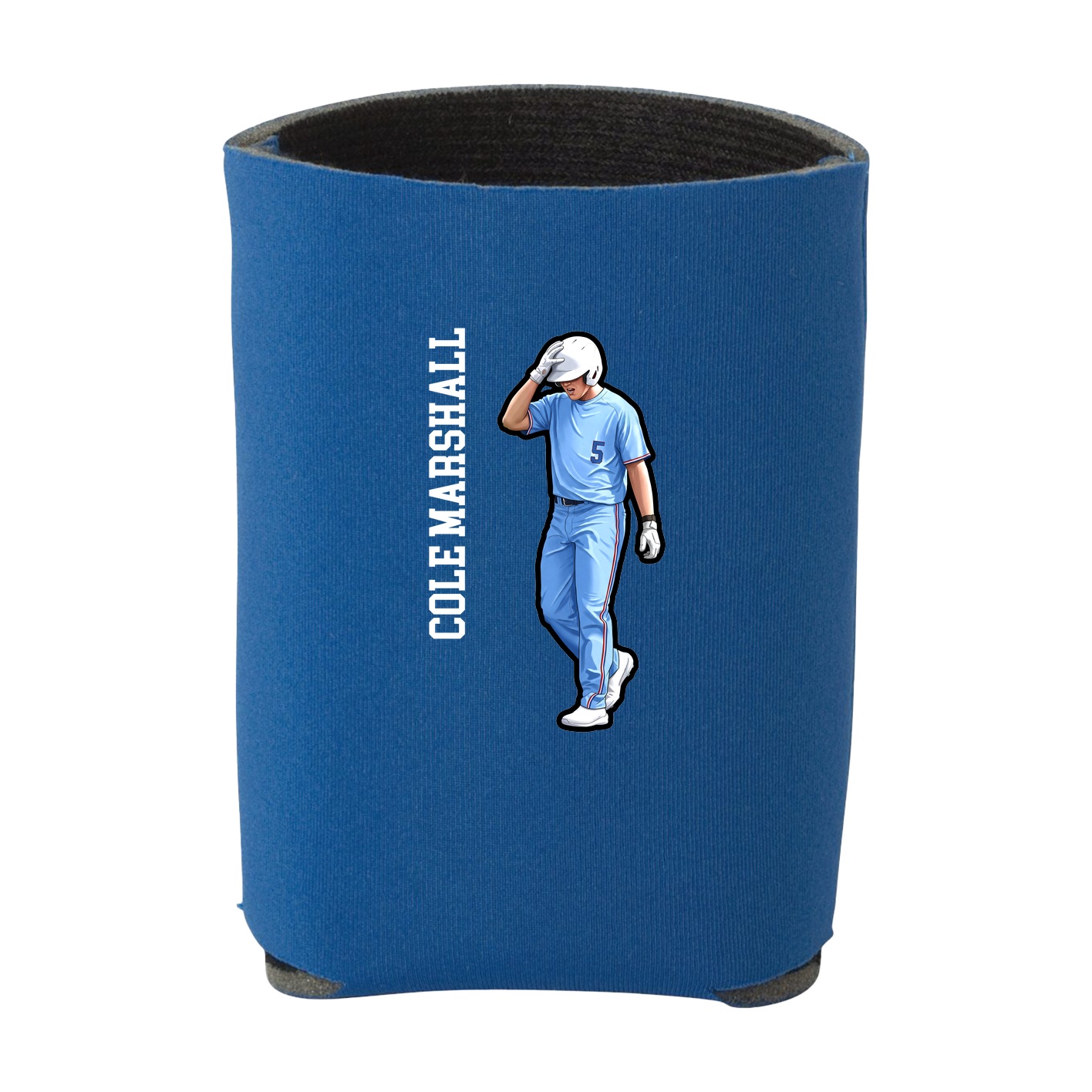 Can Holder — Name Vertical in Royal