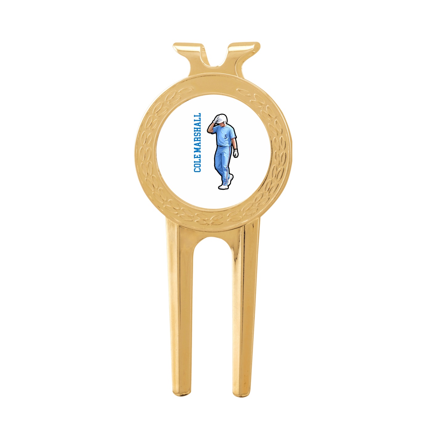 Divot Tool with Ball Marker — Name Vertical in Classic