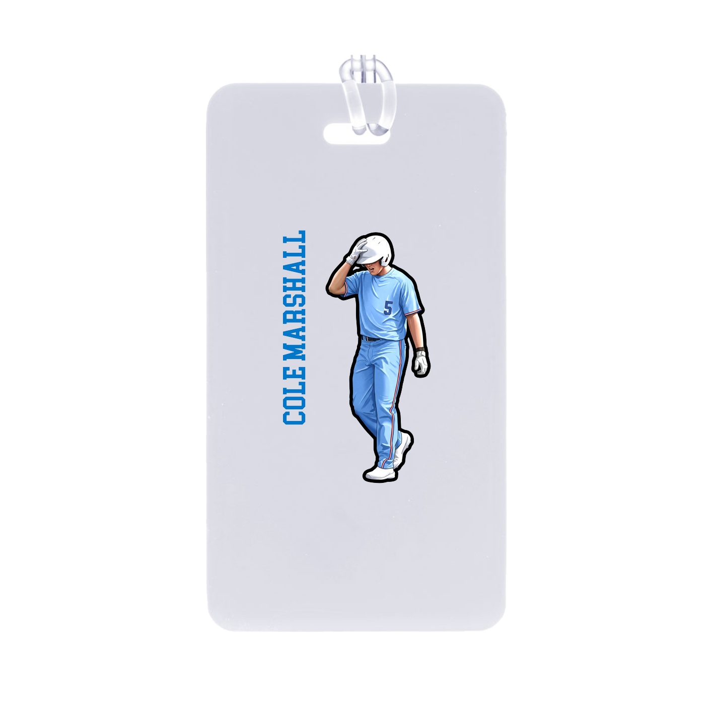 Bag Tag — Name Vertical in Classic
