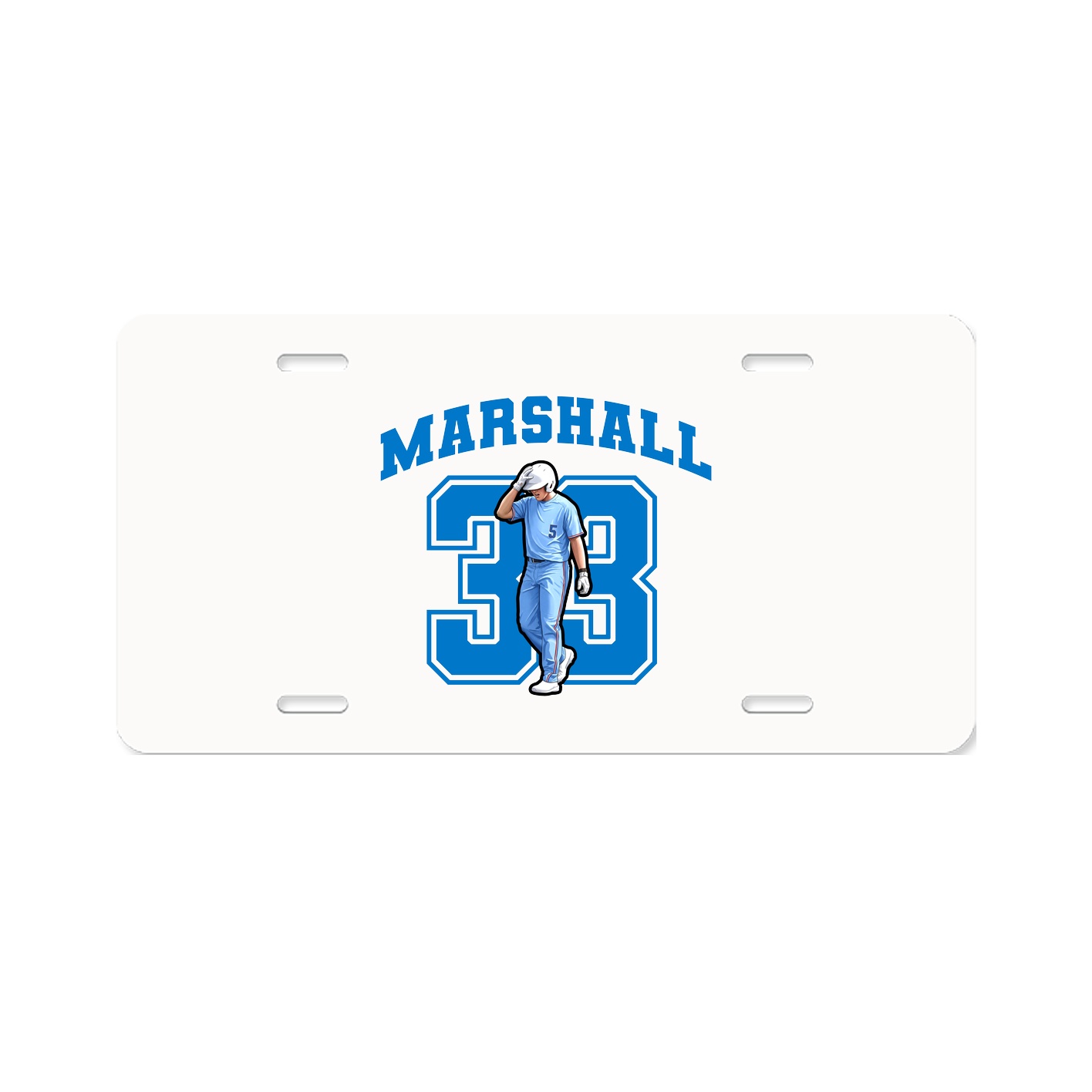 License Plate — Number in Classic