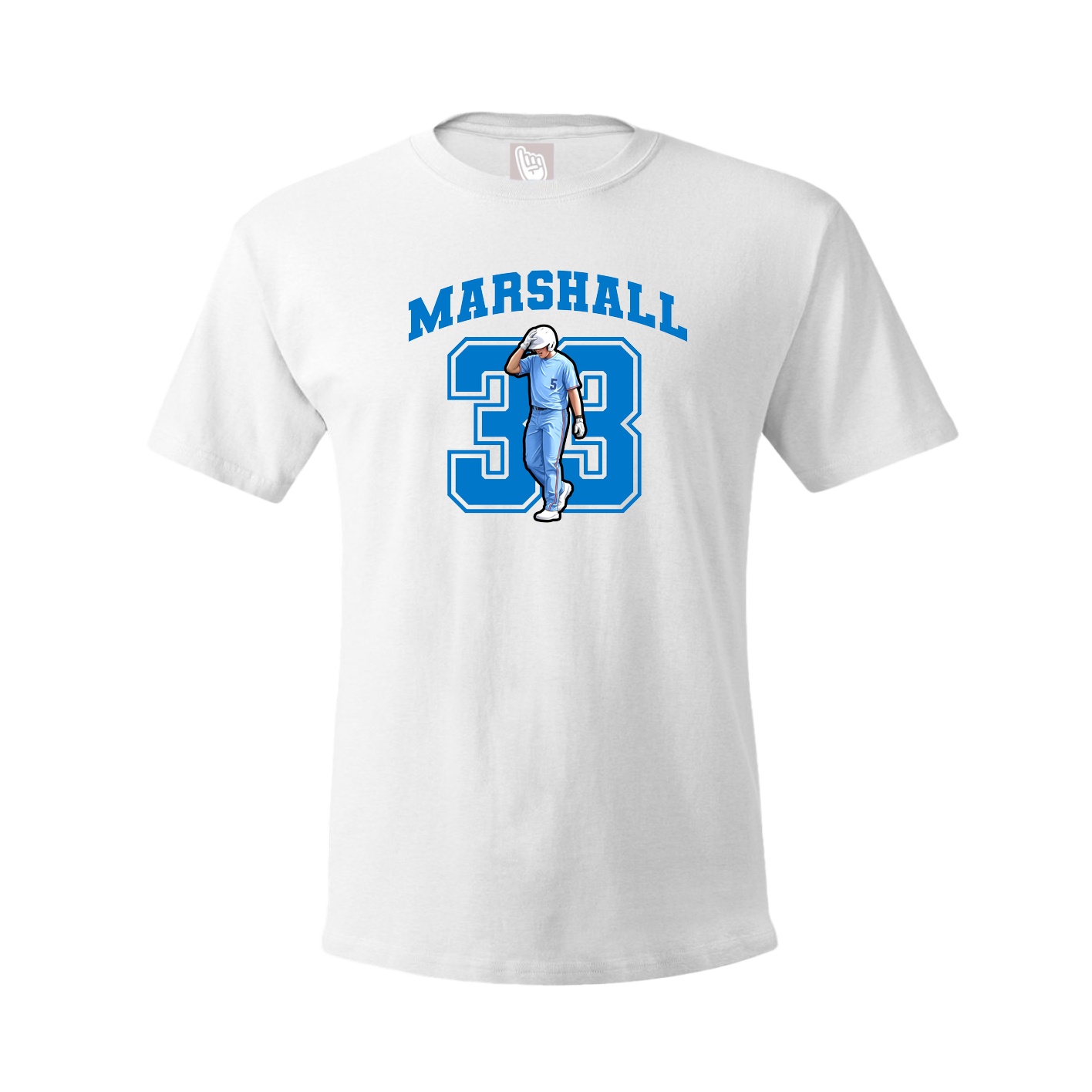Tee — Number in White