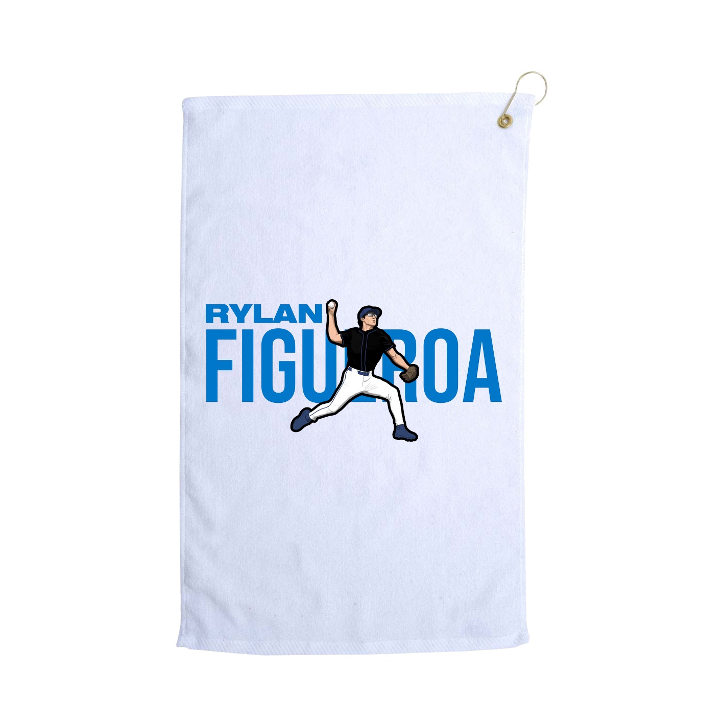Golf Towel — Player Name in White