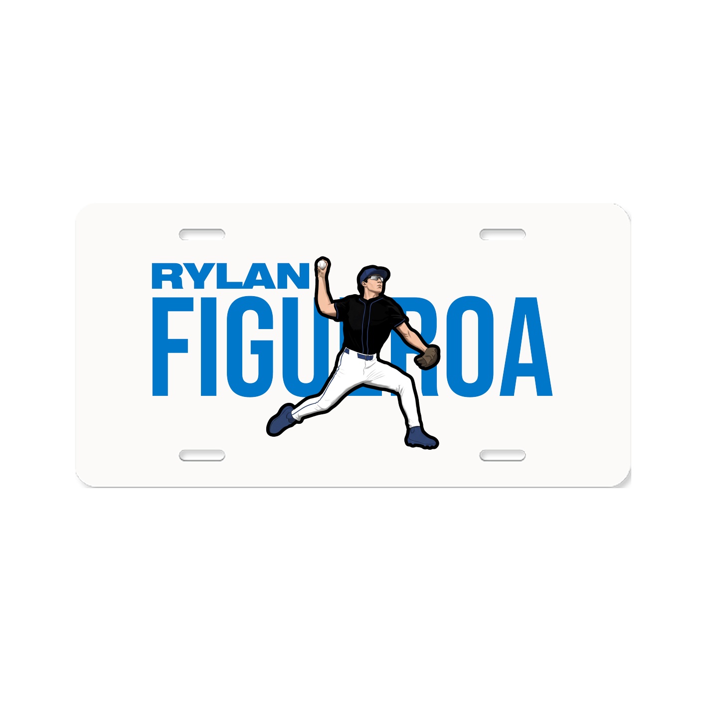 License Plate — Player Name in Classic