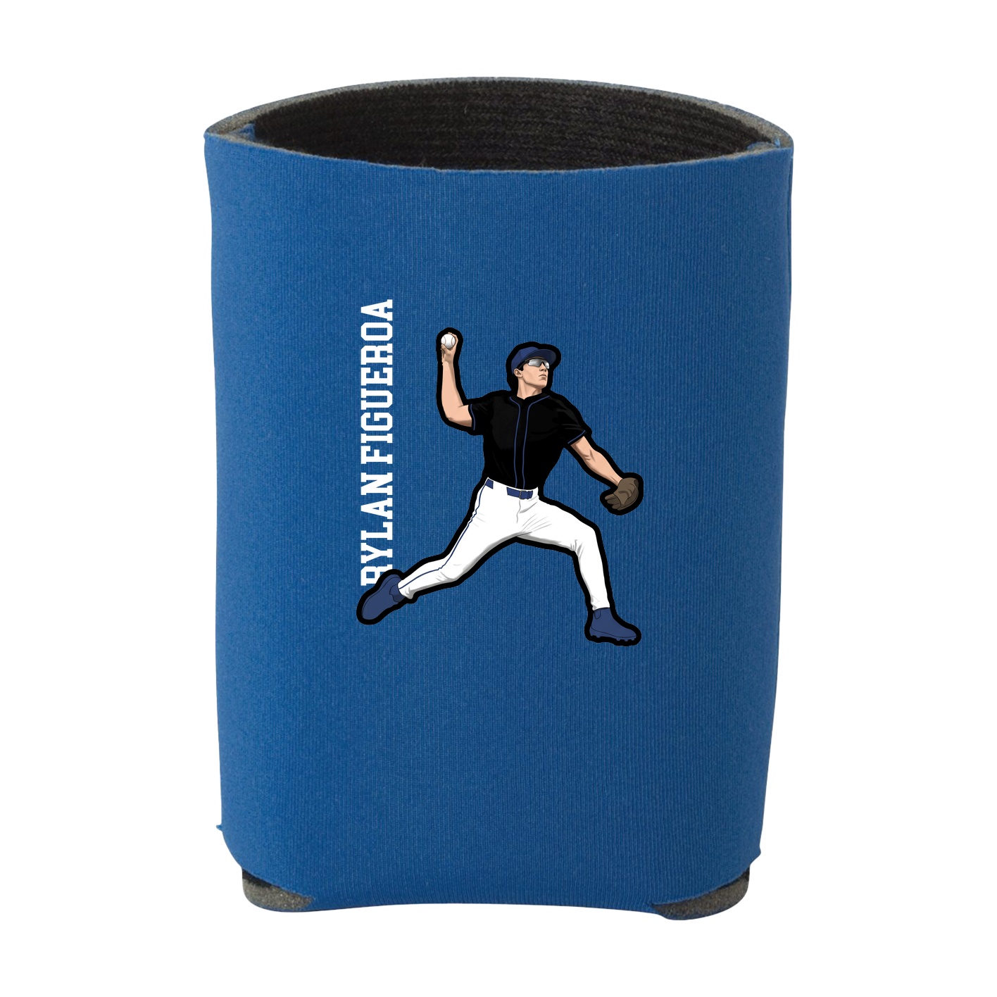 Can Holder — Name Vertical in Royal