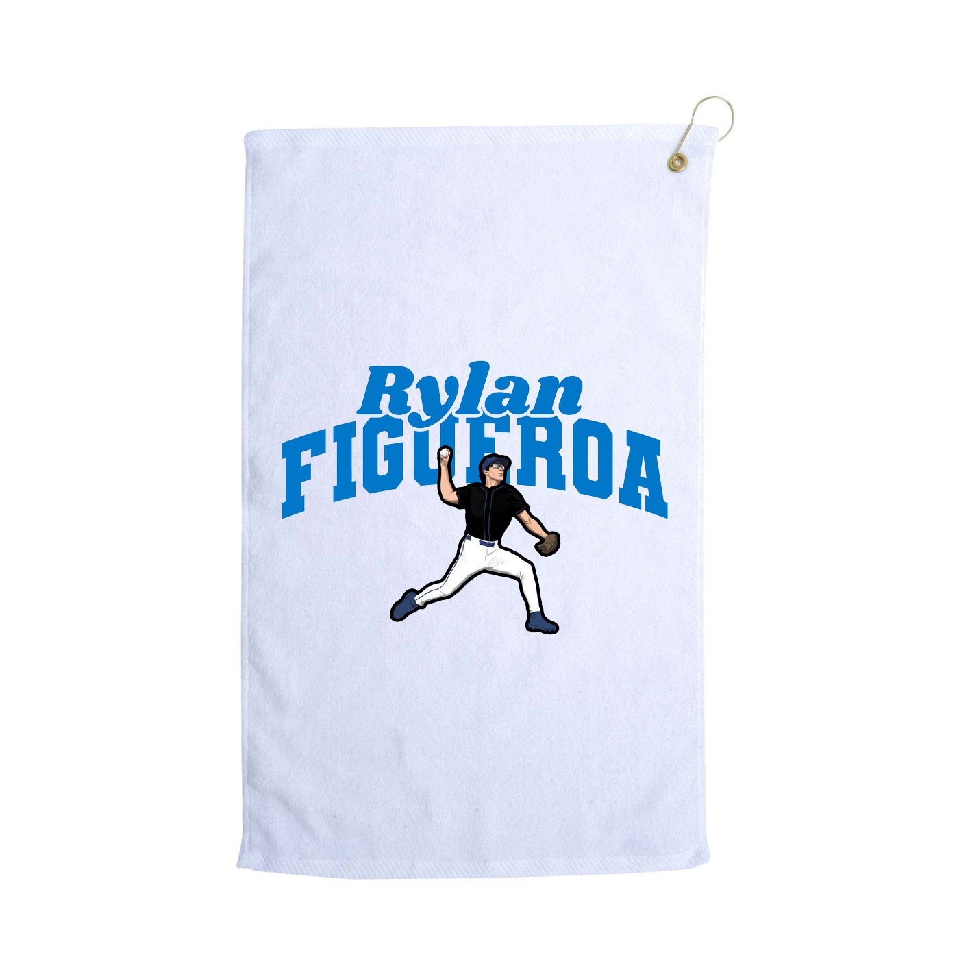 Golf Towel — Signature Arch in White