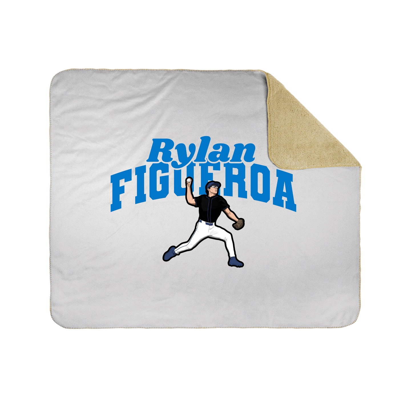 Throw Blanket — Signature Arch in White