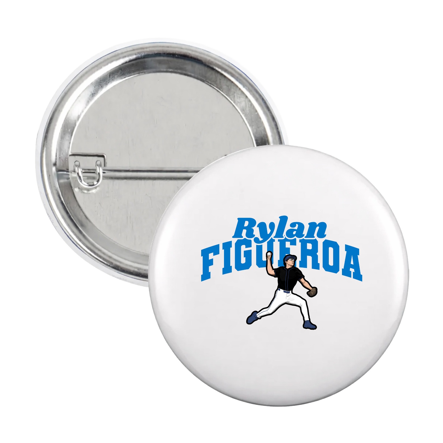 Game Day Button — Signature Arch in White