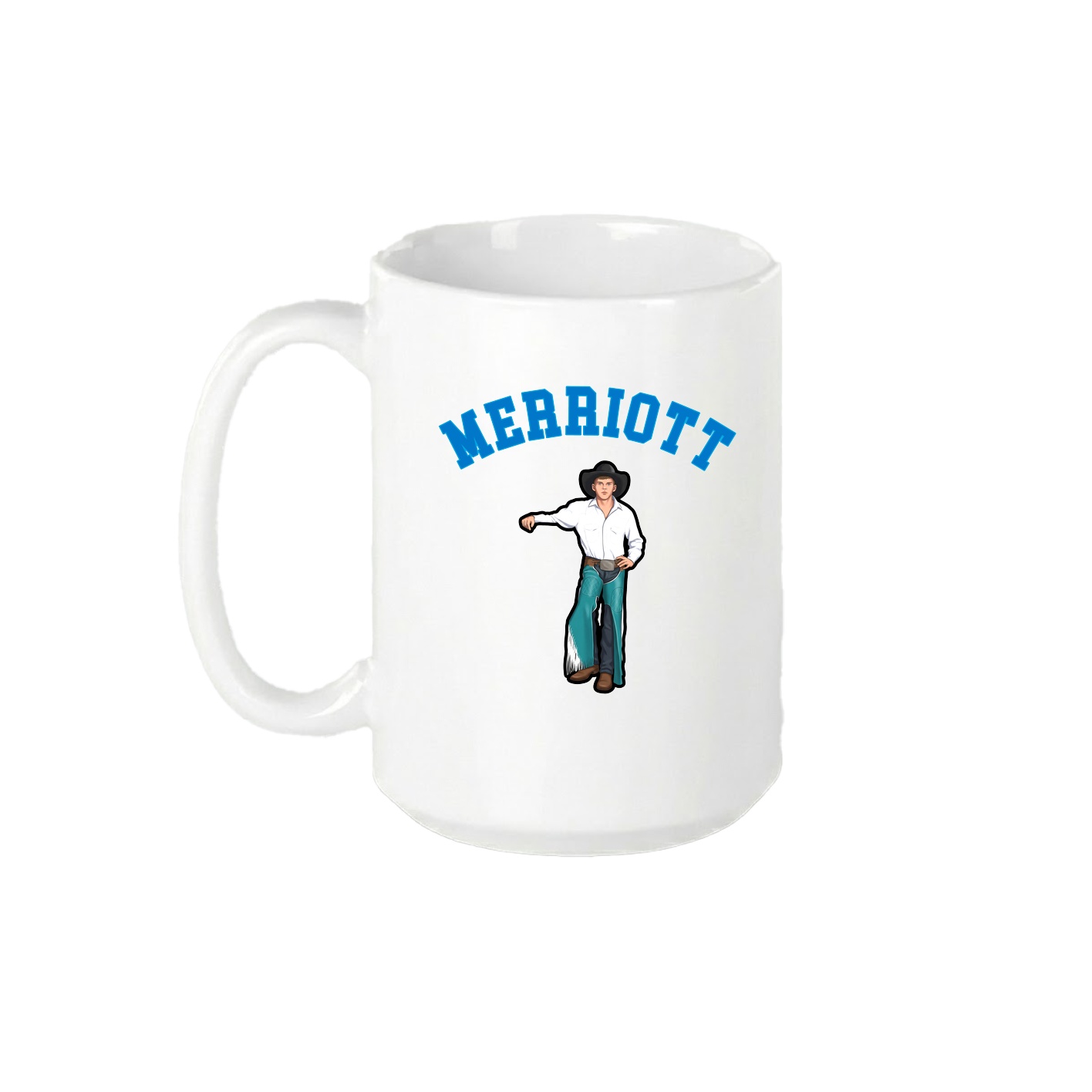 15oz Coffee Mug — Shirsey Arch in White