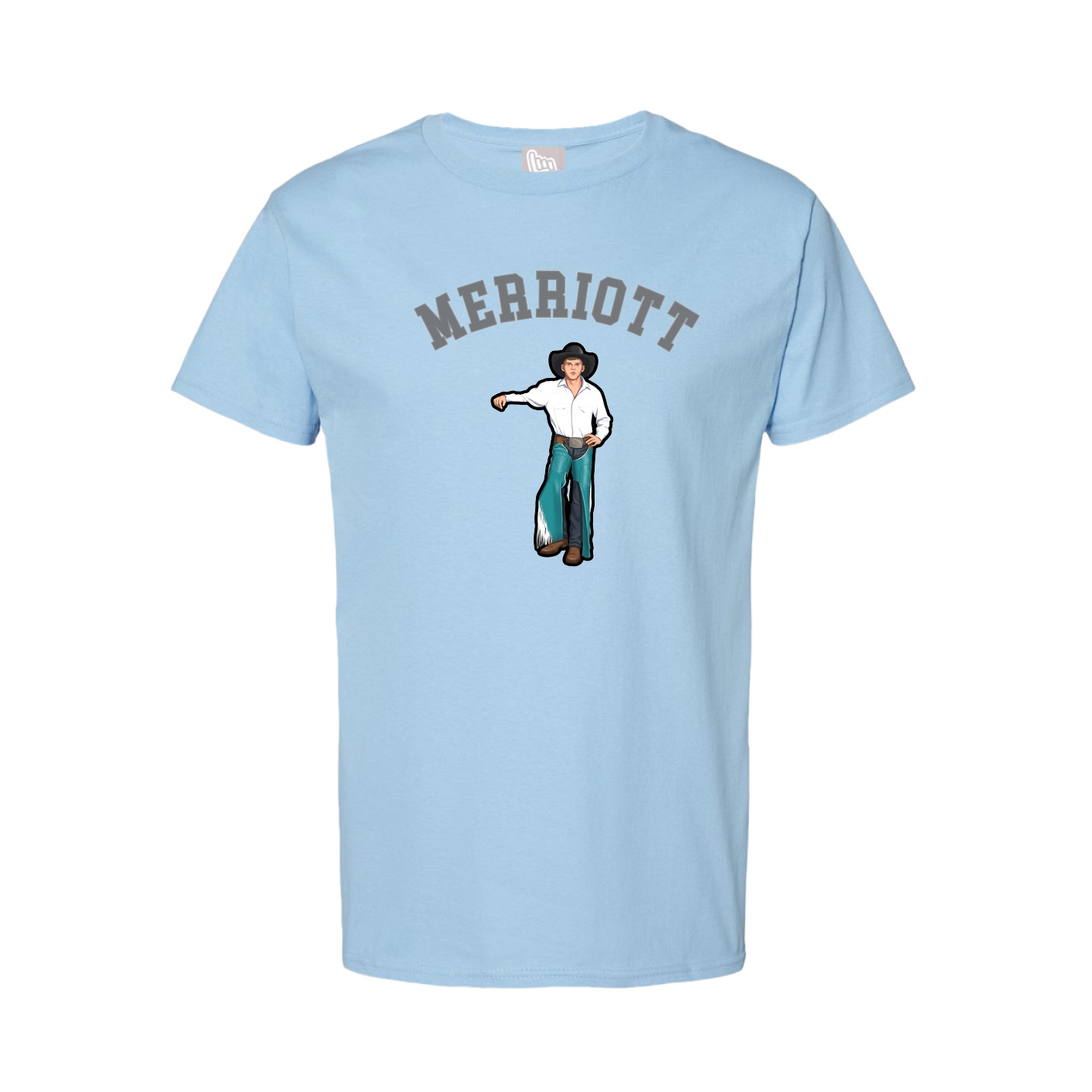Youth Tee — Shirsey Arch in Light Blue