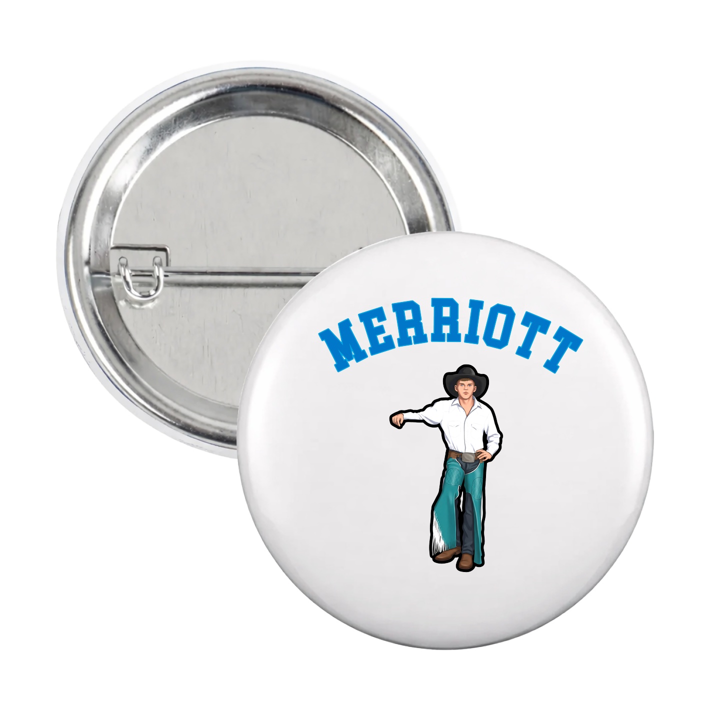 Game Day Button — Shirsey Arch in White