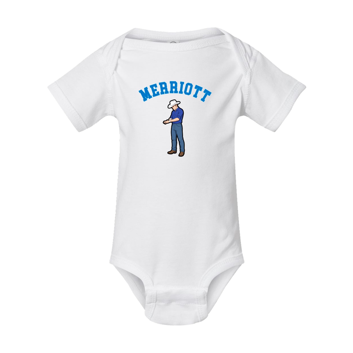 Baby Onesie — Shirsey Arch in White