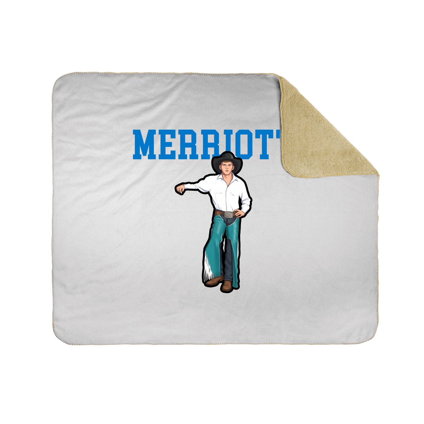 Throw Blanket — Shirsey in White