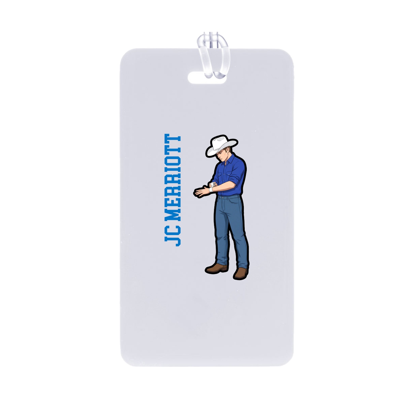 Bag Tag — Name Vertical in Classic